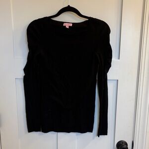 Lilly Pulitzer Black Long Sleeve Sweater